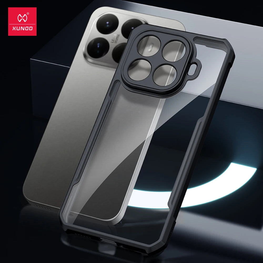Xundd For Xiaomi 15T Case For Xiaomi 15T Pro Transparent Phone Cover Shockproof Bumper Protective Cases Luxury Case NonYellowing