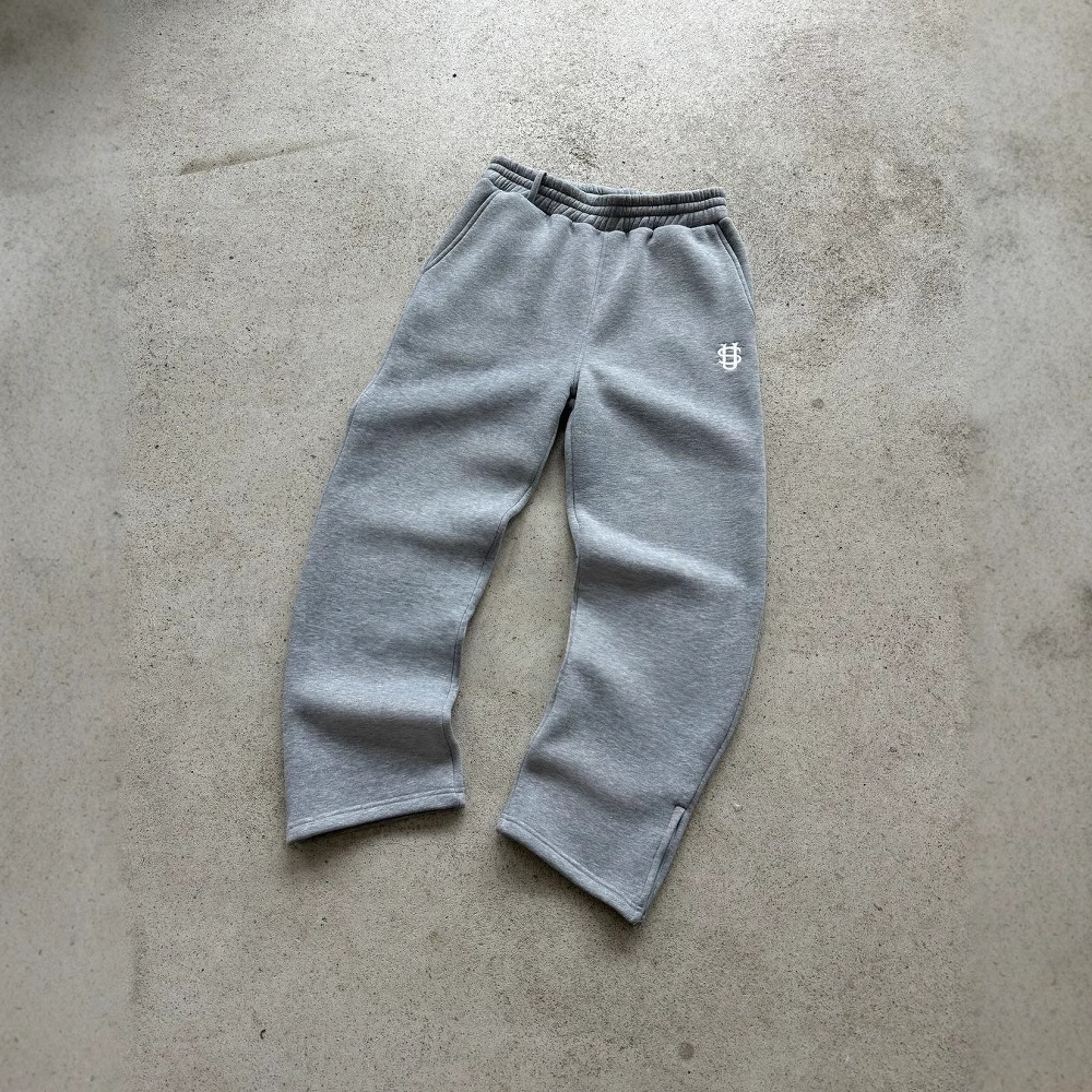 Pantalon de jogging uni zippé