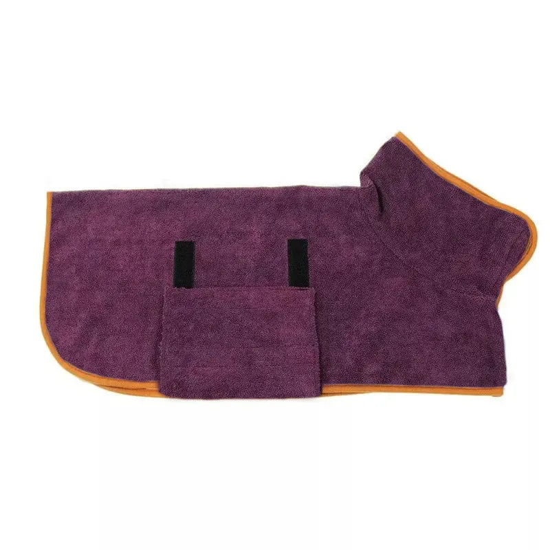 Peignoir pour animaux de compagnie à séchage rapide