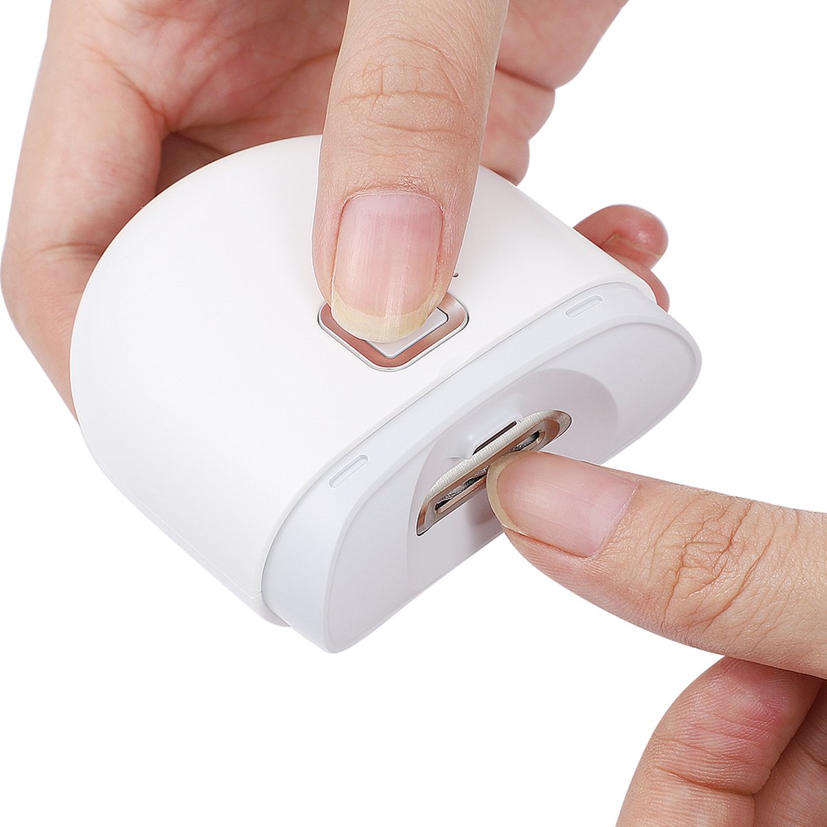 Elektrischer Nagelknipser mit Licht und Nagelpolierfunktion