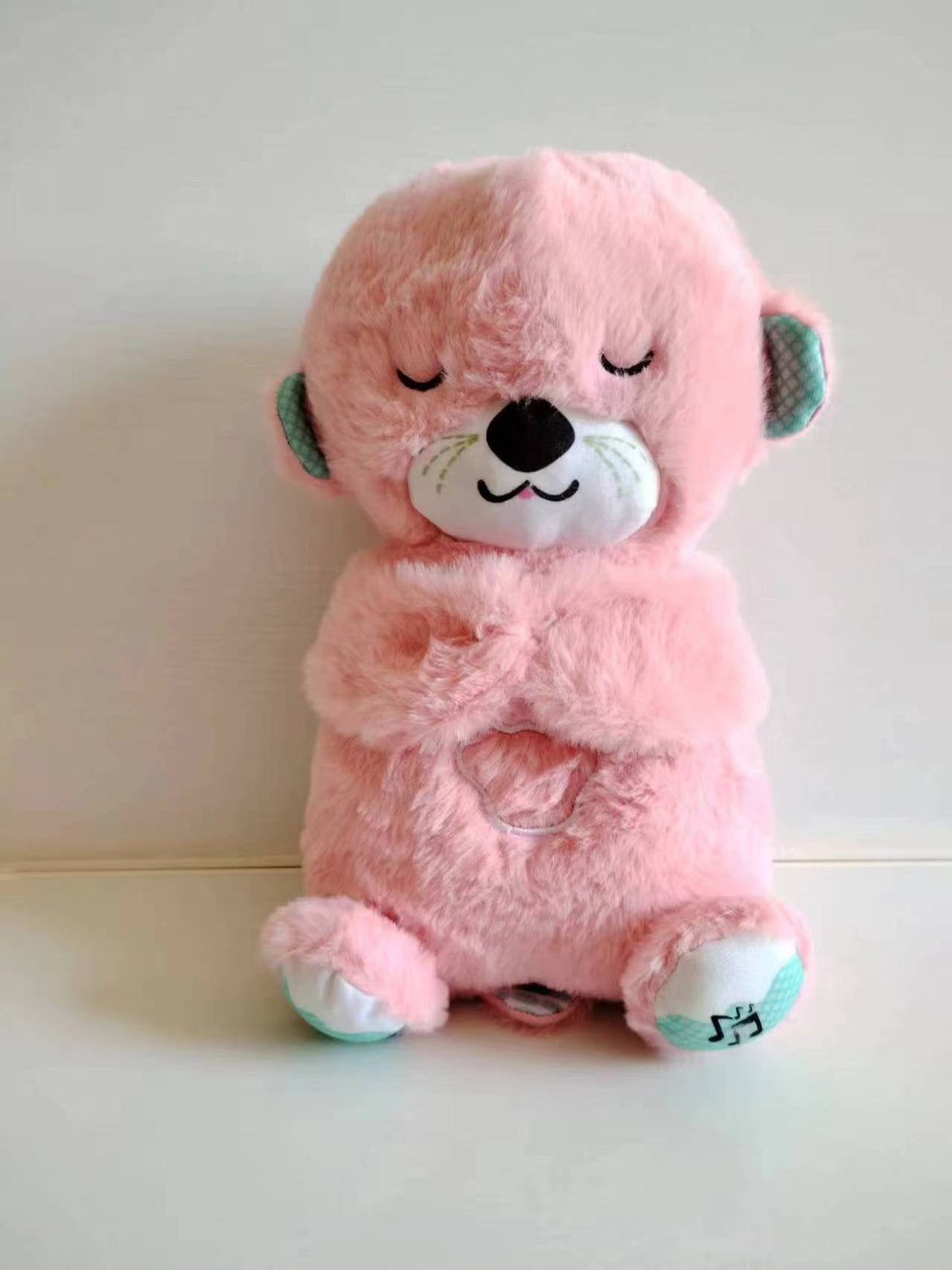 Soundmaschine Soothe 'n Snuggle Otter Tragbares Plüsch-Babyspielzeug mit sensorischen Details, Musik, Lichtern und rhythmischen Atembewegungen