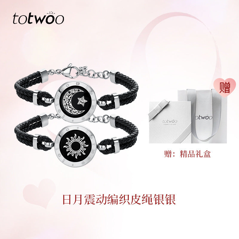Totwoo Smart-Armband mit Flash & Vibration für Paare