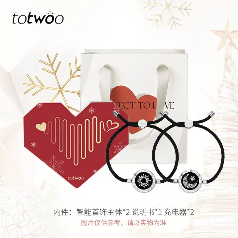 Totwoo Smart-Armband mit Flash & Vibration für Paare