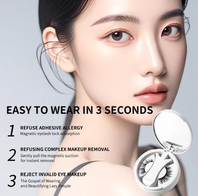 Magnetische Wimpern Set