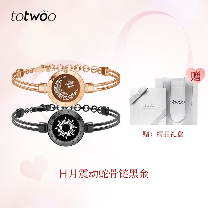 Totwoo Smart-Armband mit Flash & Vibration für Paare