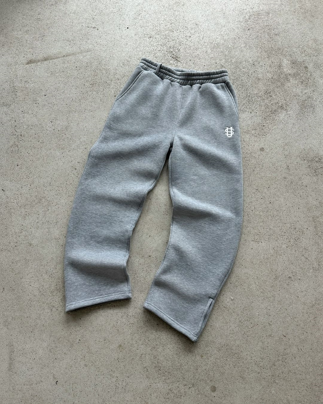 Pantalon de jogging uni zippé