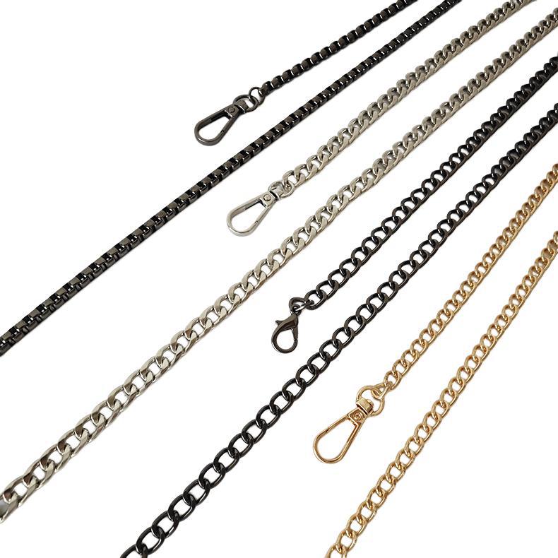 Metalltaschenkette mit gewebtem Schultergurt für DIY