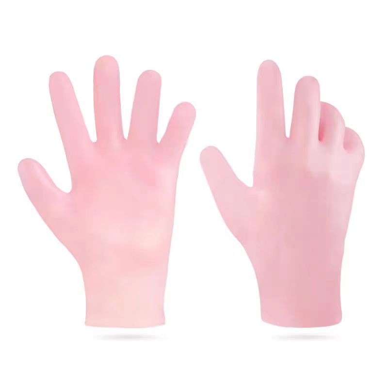 Gants et chaussettes hydratants protecteurs en silicone souple