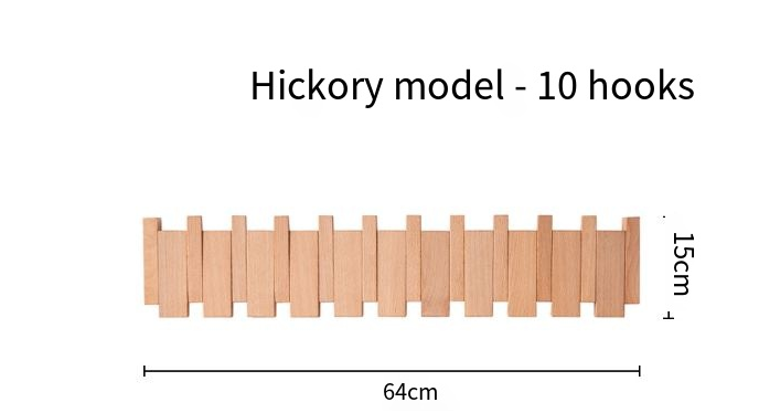 Porte-manteau mural touche de piano Simplicity (une pièce)