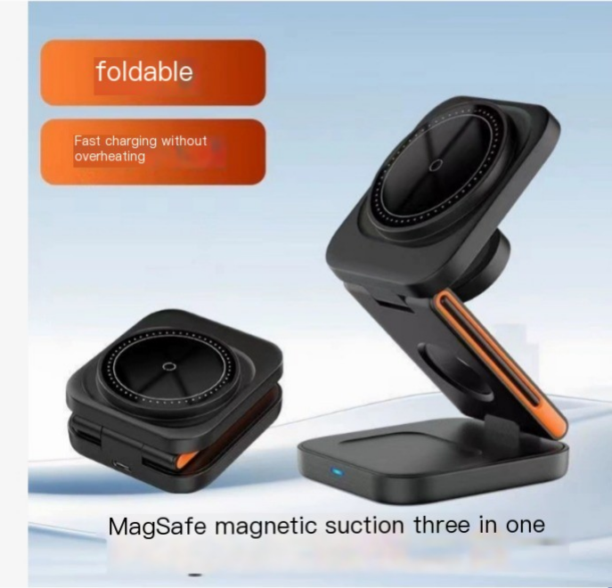 3-in-1 faltbares kabelloses Ladegerät