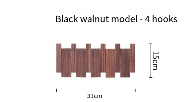 Porte-manteau mural touche de piano Simplicity (une pièce)