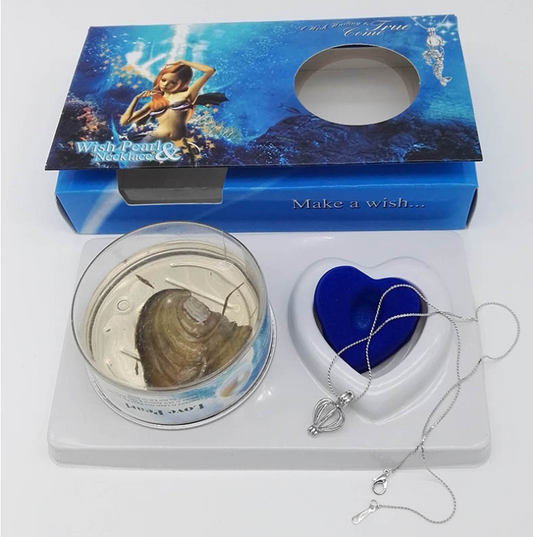 Schmuck-Geschenkbox mit Süßwasserperlenkette
