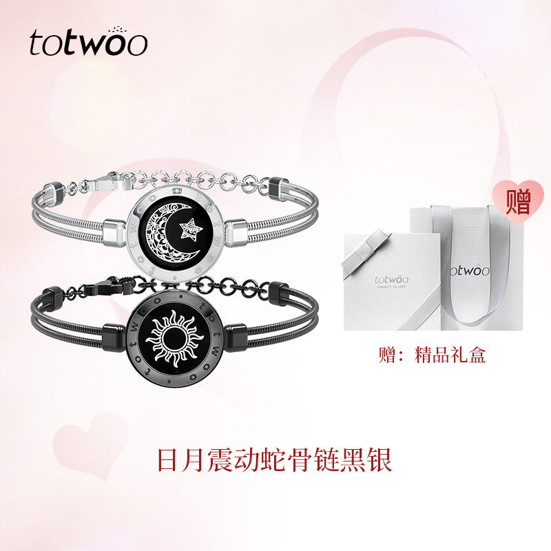 Totwoo Smart-Armband mit Flash & Vibration für Paare