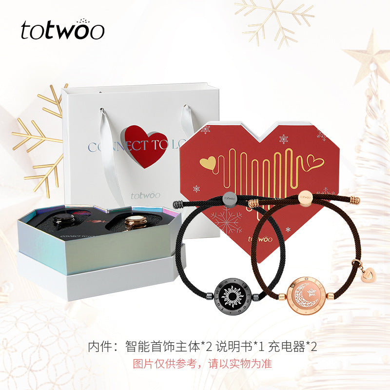 Totwoo Smart-Armband mit Flash & Vibration für Paare