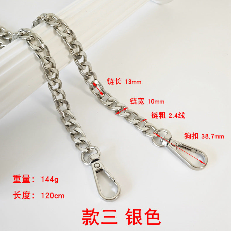 Metalltaschenkette mit gewebtem Schultergurt für DIY