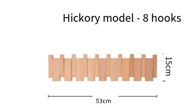 Porte-manteau mural touche de piano Simplicity (une pièce)