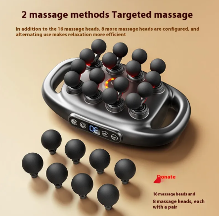 Tiefengewebe-Muskelmassagepistole, 8/16 Köpfe