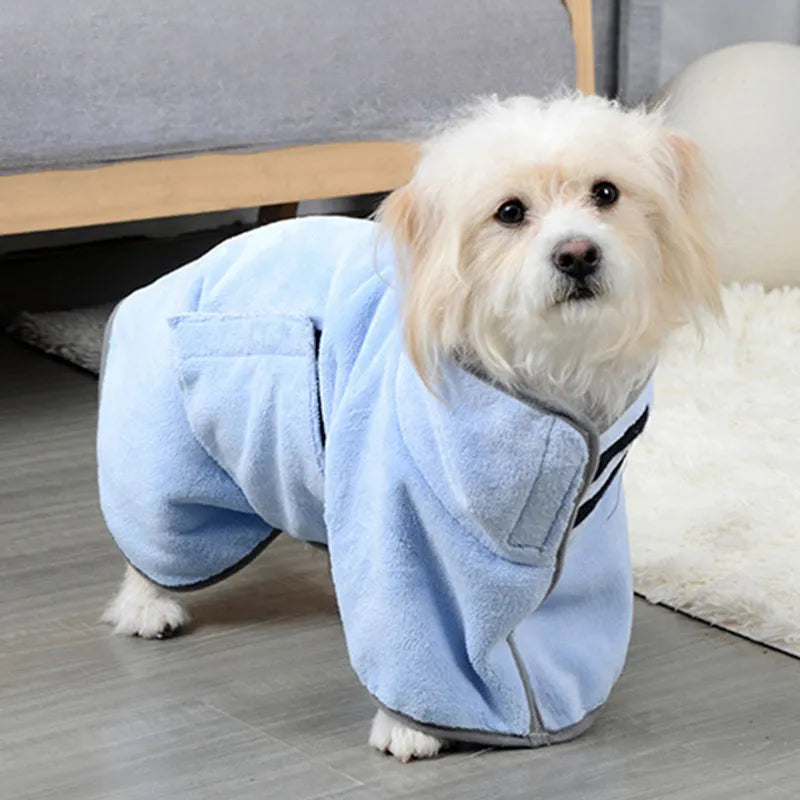 Peignoir pour animaux de compagnie à séchage rapide