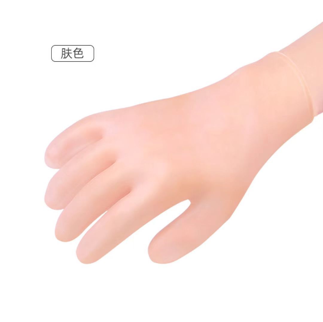 Gants et chaussettes hydratants protecteurs en silicone souple