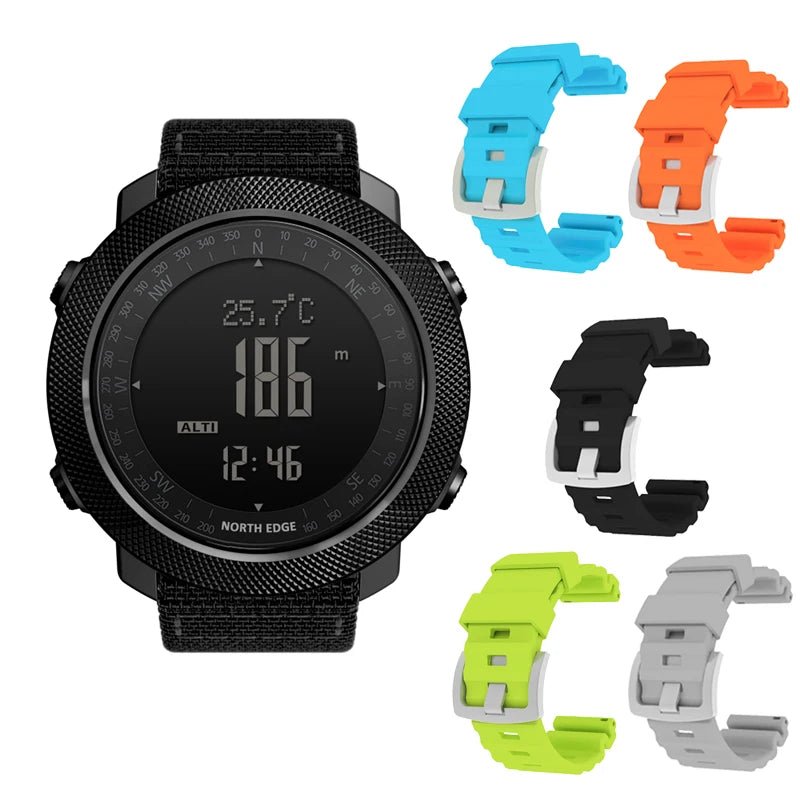 NORTH EDGE Men's Sport Digital Watch Hours Running Swimming Military Army Watches Altimeter Barometer Compass Waterproof 50m - Novli; Another thing you didn’t know you needed. ✨