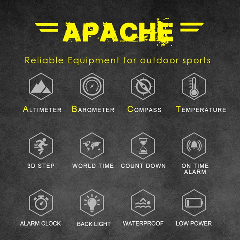 NORTH EDGE Men's Sport Digital Watch Hours Running Swimming Military Army Watches Altimeter Barometer Compass Waterproof 50m - Novli; Another thing you didn’t know you needed. ✨