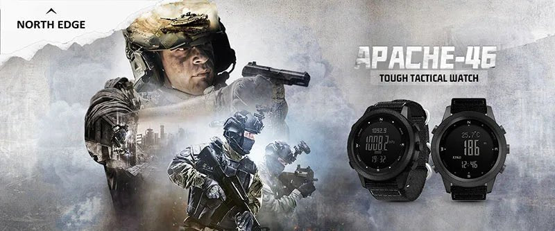 NORTH EDGE Men's Sport Digital Watch Hours Running Swimming Military Army Watches Altimeter Barometer Compass Waterproof 50m - Novli; Another thing you didn’t know you needed. ✨