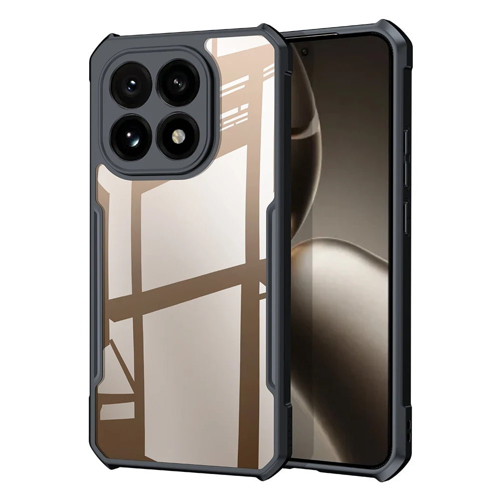 Xundd For Xiaomi 15T Case For Xiaomi 15T Pro Transparent Phone Cover Shockproof Bumper Protective Cases Luxury Case NonYellowing