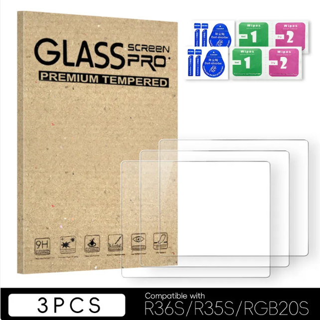 Shield Guard Panzerglas-Displayschutzfolie für tragbare Spielekonsole