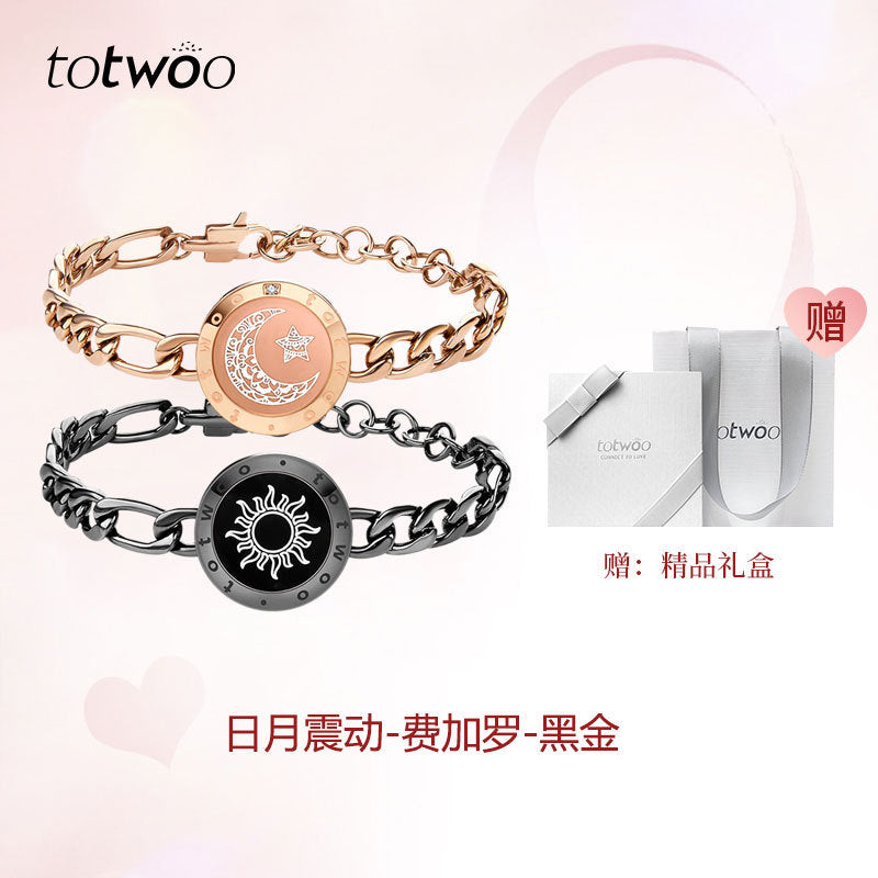 Totwoo Smart-Armband mit Flash & Vibration für Paare