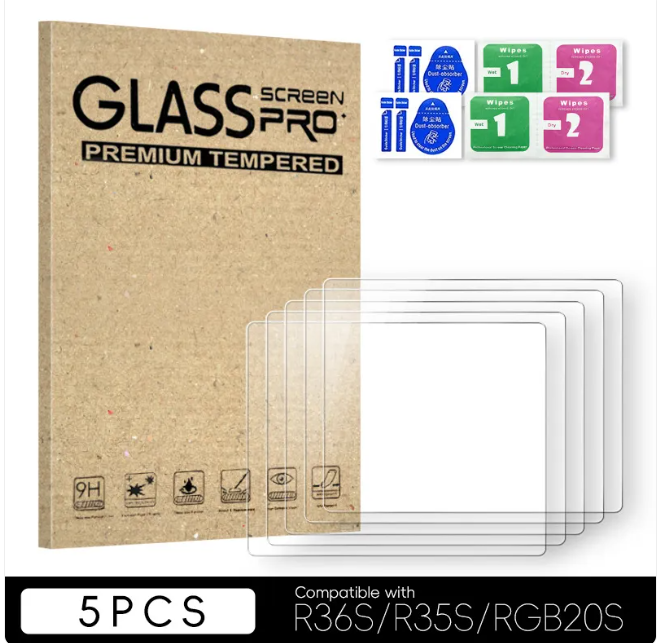 Shield Guard Panzerglas-Displayschutzfolie für tragbare Spielekonsole