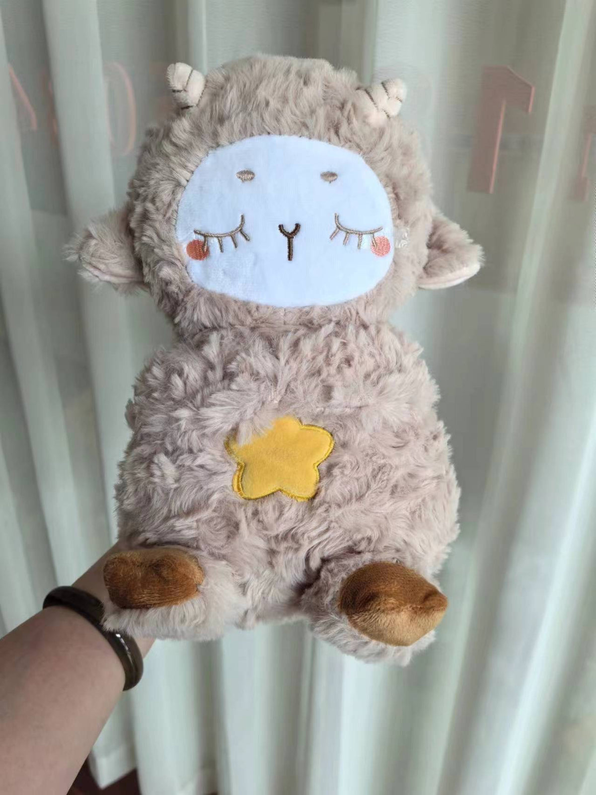 Soundmaschine Soothe 'n Snuggle Otter Tragbares Plüsch-Babyspielzeug mit sensorischen Details, Musik, Lichtern und rhythmischen Atembewegungen