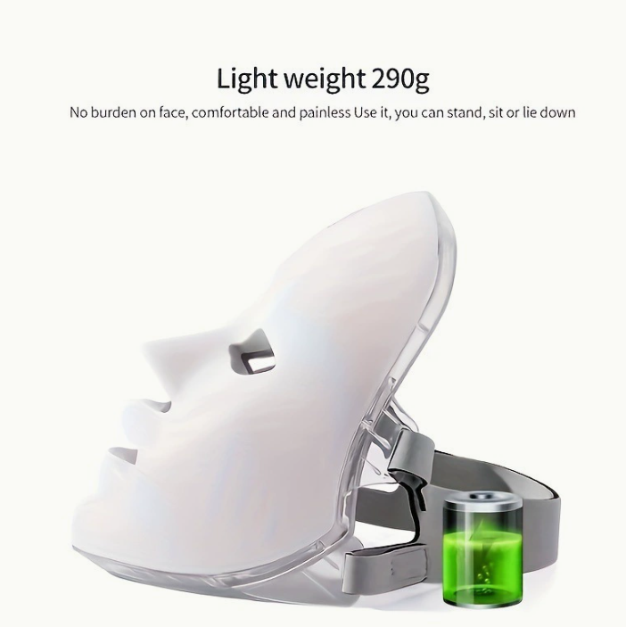 LED-Therapie-Gesichtsmaske zur Hautverjüngung