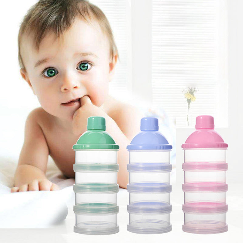 Dora Baby Tragbarer Milchpulverbehälter mit 4 Fächern