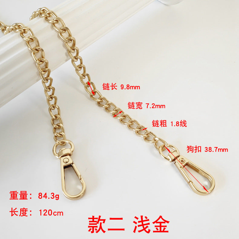 Metalltaschenkette mit gewebtem Schultergurt für DIY