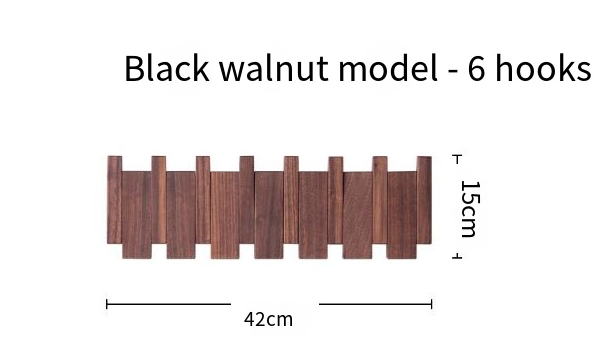 Porte-manteau mural touche de piano Simplicity (une pièce)