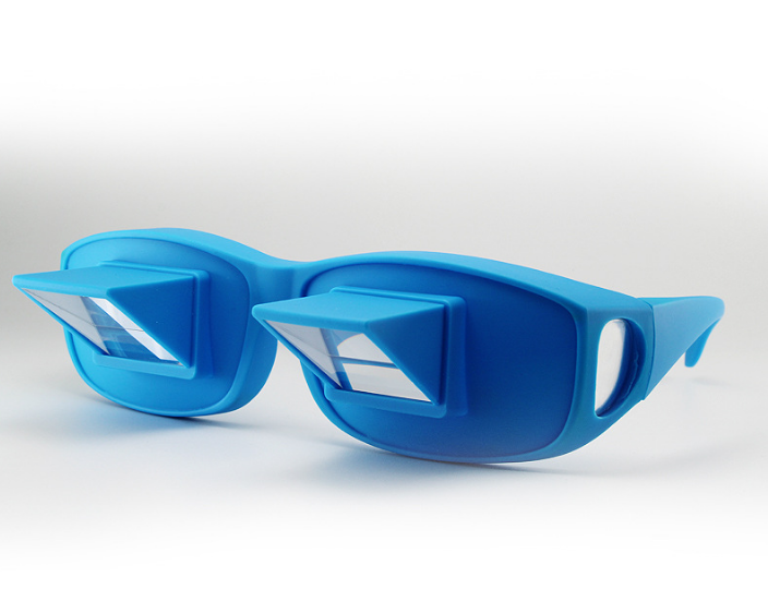 Lunettes de lecture horizontales paresseuses à périscope