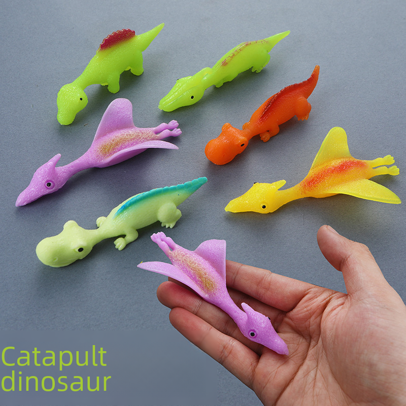 Kreatives Dinosaurier-Fingerschleuder-Stressspielzeug