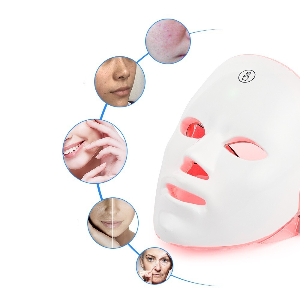 LED-Therapie-Gesichtsmaske zur Hautverjüngung