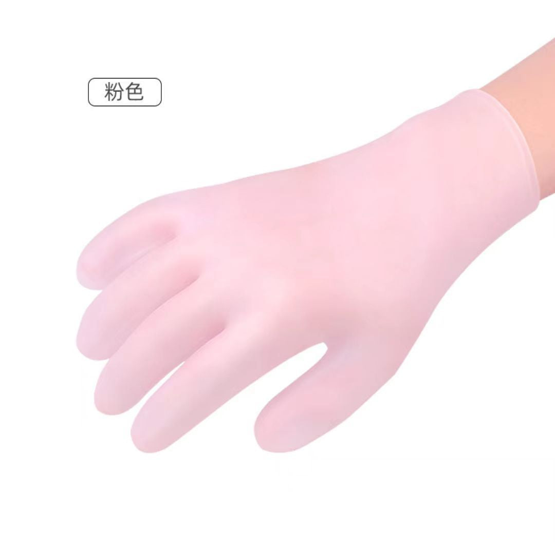 Gants et chaussettes hydratants protecteurs en silicone souple