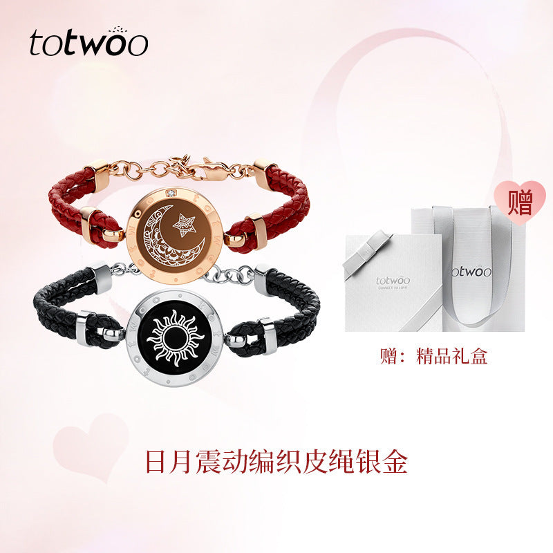 Totwoo Smart-Armband mit Flash & Vibration für Paare