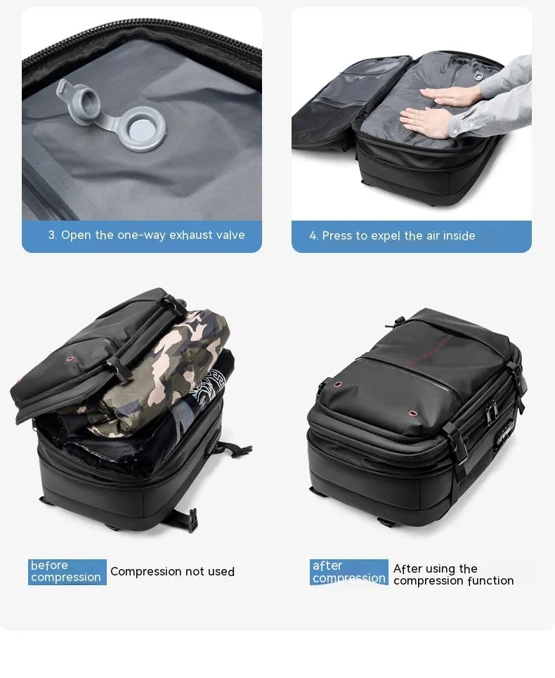 Vakuum-Kompressions-Rucksack mit großem Fassungsvermögen