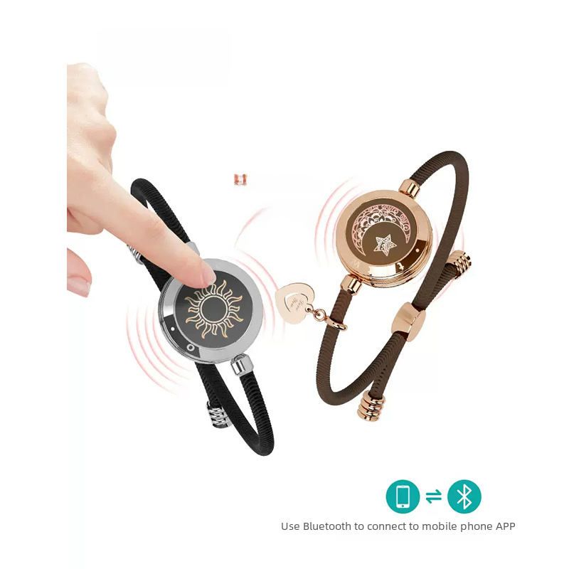 Totwoo Smart-Armband mit Flash & Vibration für Paare